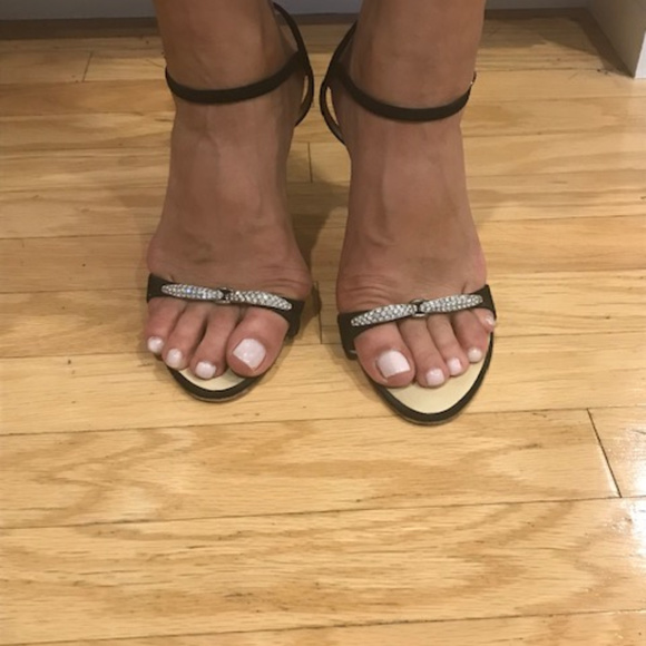 Giuseppe Zanotti Black Open Toe Shoes - 38 - Picture 2 of 7
